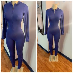 Blue stacked jumpsuit (Women)